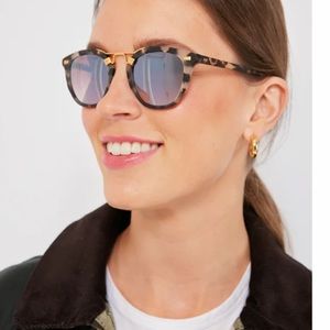 New in Box, KREWE Unisex Beau Matte Malt Mirrored 24K Sunglasses no case, $325